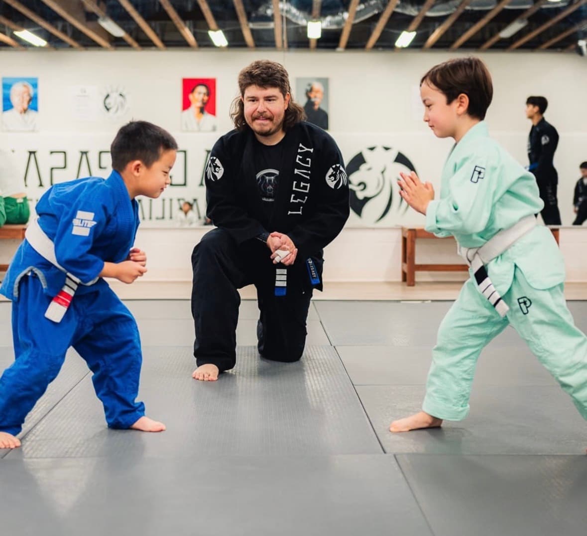 Training Brazilian Jiu-Jitsu at Legacy Pasadena